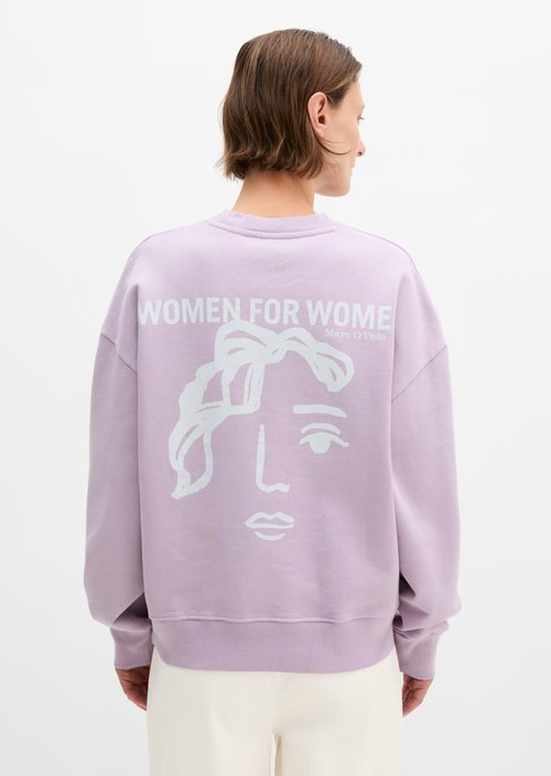 Woman's Day T-Sweatshirt loose — Dusty Lavender (alternate view)