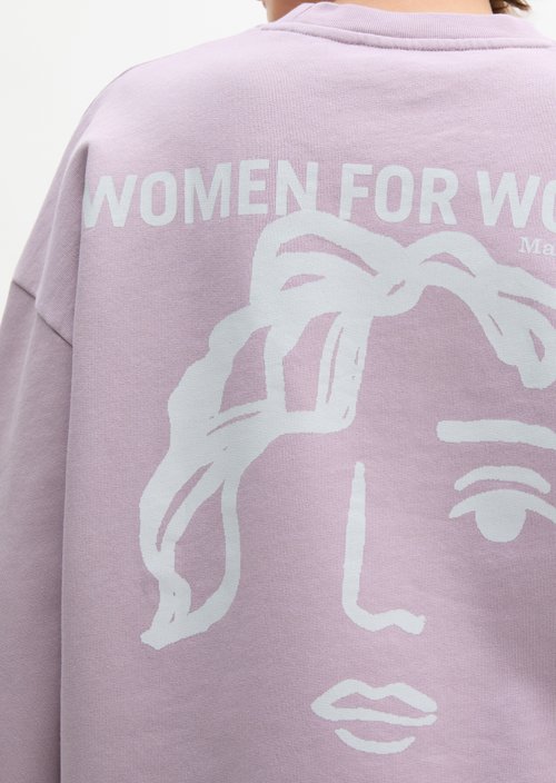 Woman's Day T-Sweatshirt loose — Dusty Lavender