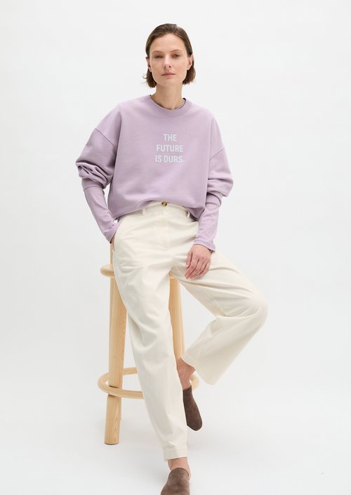 Woman's Day T-Sweatshirt loose — Dusty Lavender