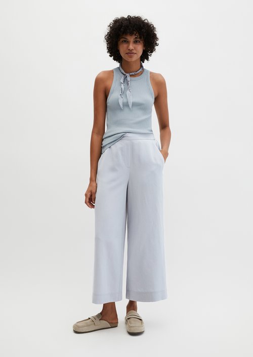Trousers model Margo wide — Grey Horizon