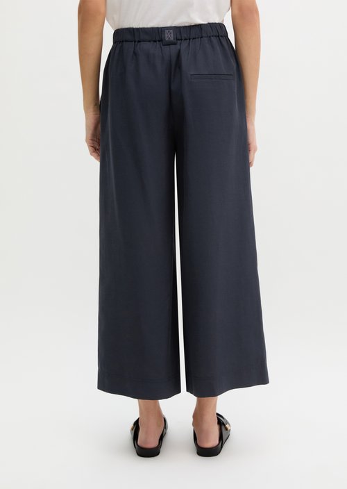 Trousers model Margo wide — Martime Blue