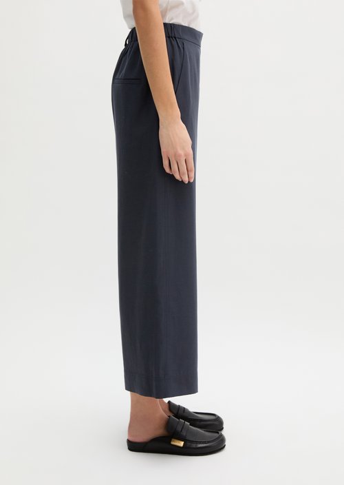 Trousers model Margo wide — Martime Blue