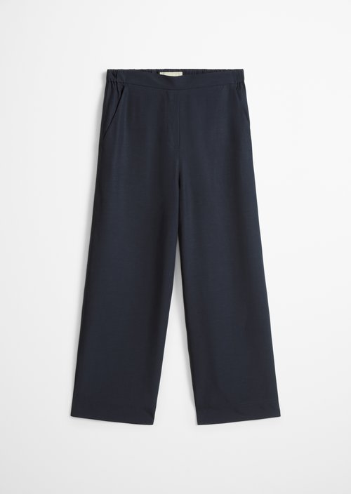 Trousers model Margo wide — Martime Blue