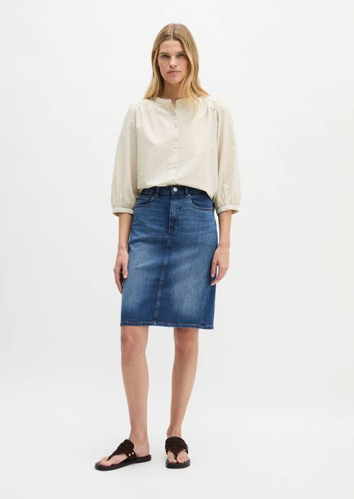 Jupe en jean regular Medium Blue en vue de face