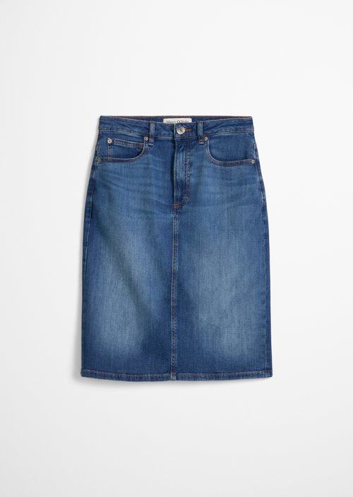 Regular denim skirt — Medium Blue