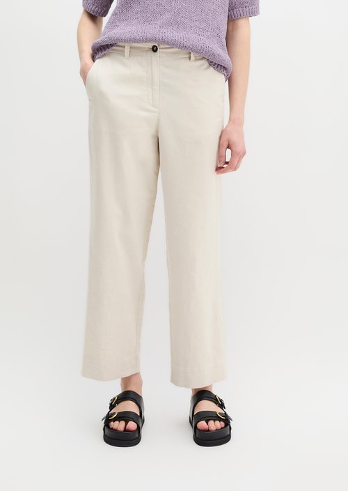 Chino model Lande wide — Grey Silk