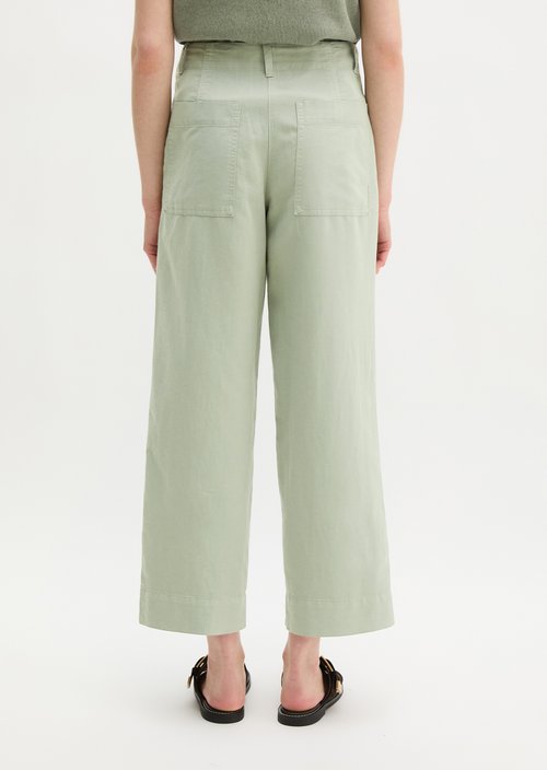 Chino model Lande wide — Fresh Sage (alternate view)