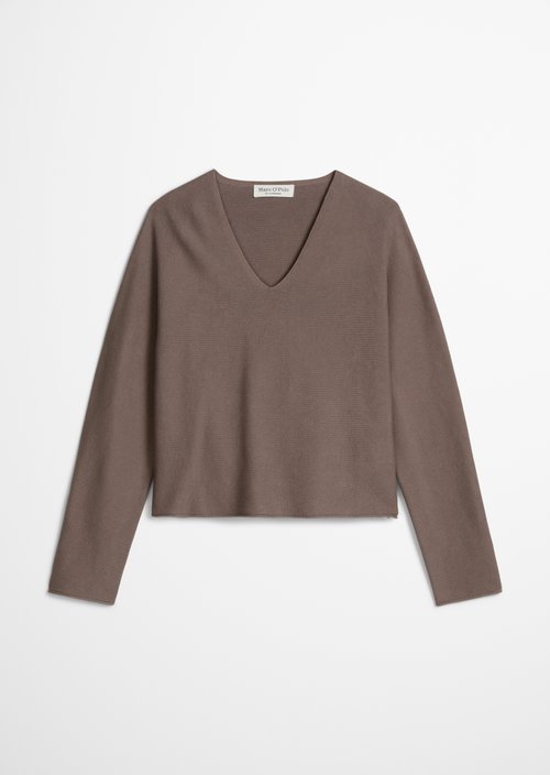 Seamless-Pullover loose — Chalky Brown