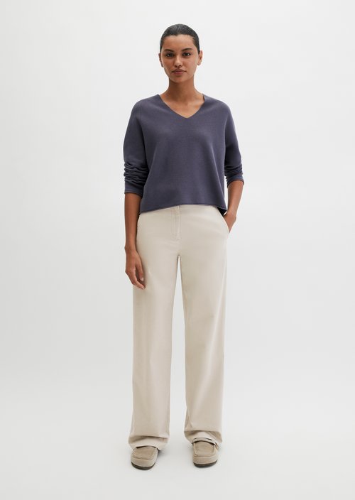 Seamless-Pullover loose — Stormy Sky