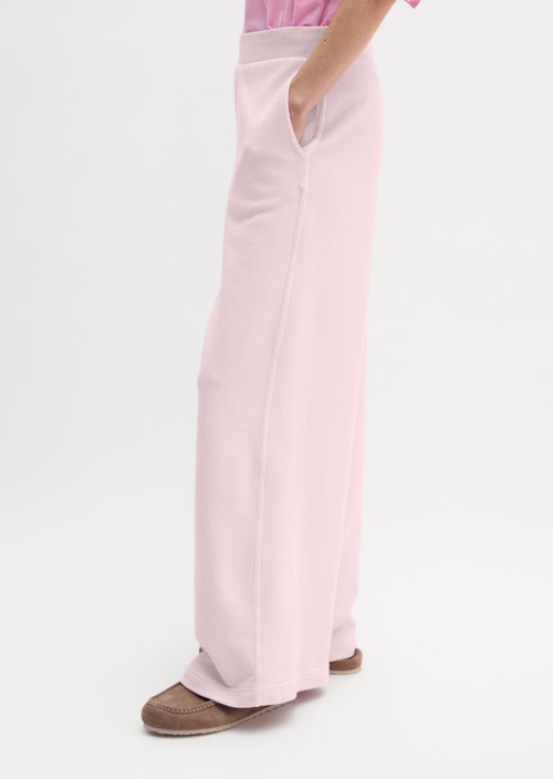 Relaxed garment-dyed sweatpants — Dried Rose