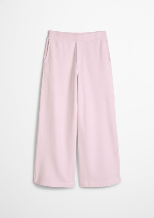 Relaxed garment-dyed sweatpants — Dried Rose