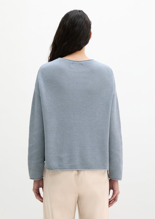 DfC knitted sweater oversize — Grey Horizon