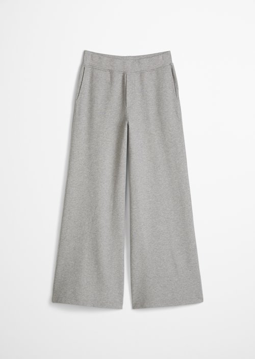 Sweatpants relaxed garment-dyed — Pure Grey Melange
