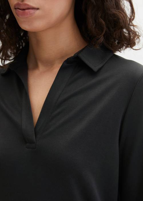 Vestido ajustado de punto Black en vista detallada