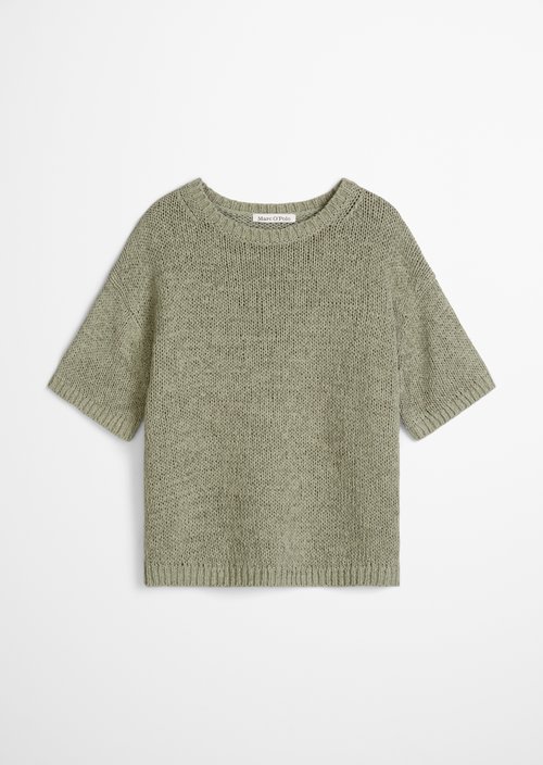 Short sleeve sweater loose — Fresh Sage