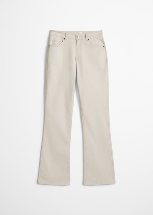 Pants model Kiruna flared — Linen Beige
