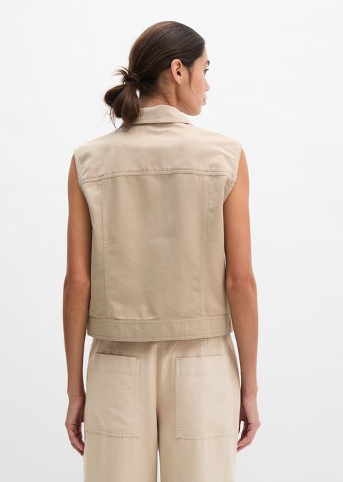 Vest relaxed — Earthy Taupe
