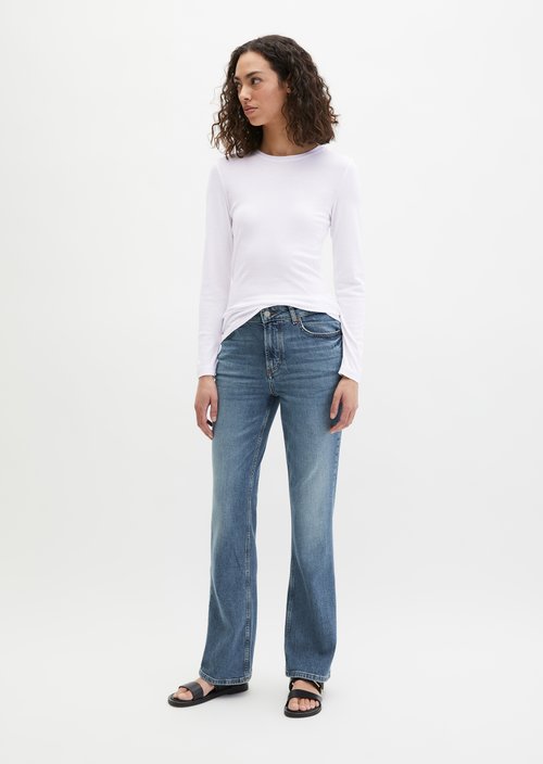 Jeans model Kiruna flared — Medium Blue
