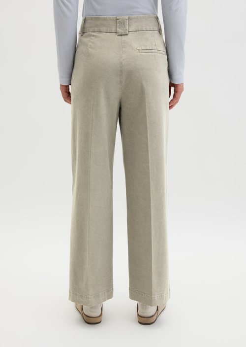 Pants model Mea straight — Saddle Gray