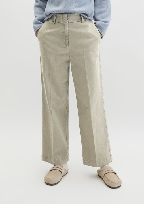 Pants model Mea straight — Saddle Gray