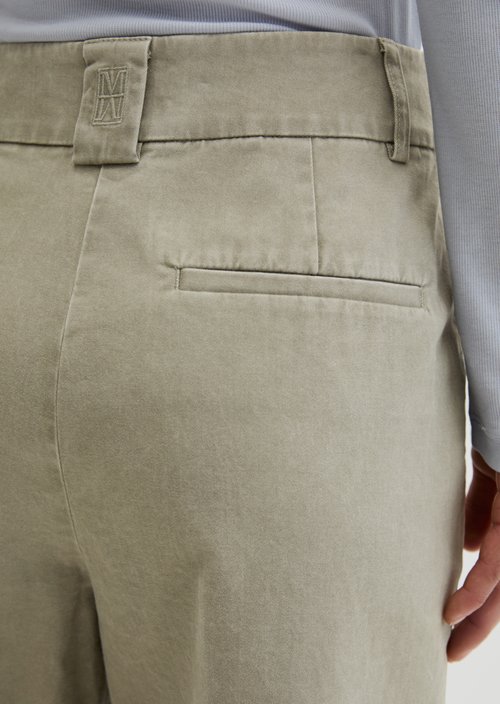 Pants model Mea straight — Saddle Gray