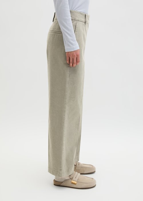 Pants model Mea straight — Saddle Gray