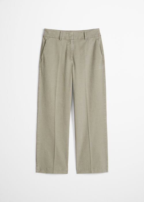 Pants model Mea straight — Saddle Gray