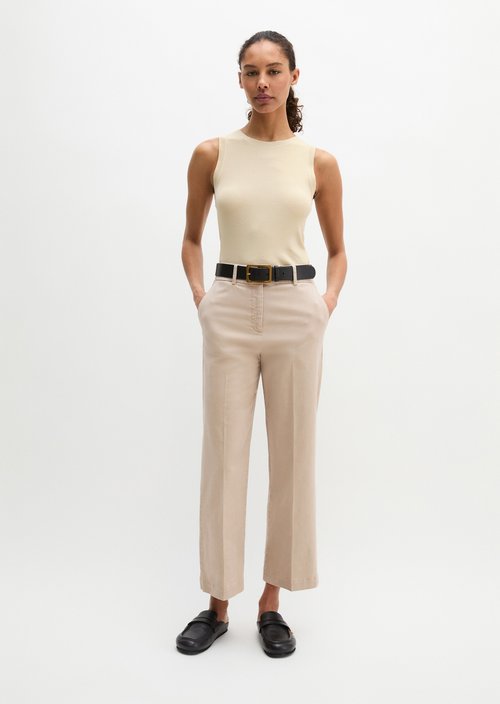 Pants model Mea straight — Smooth Sand
