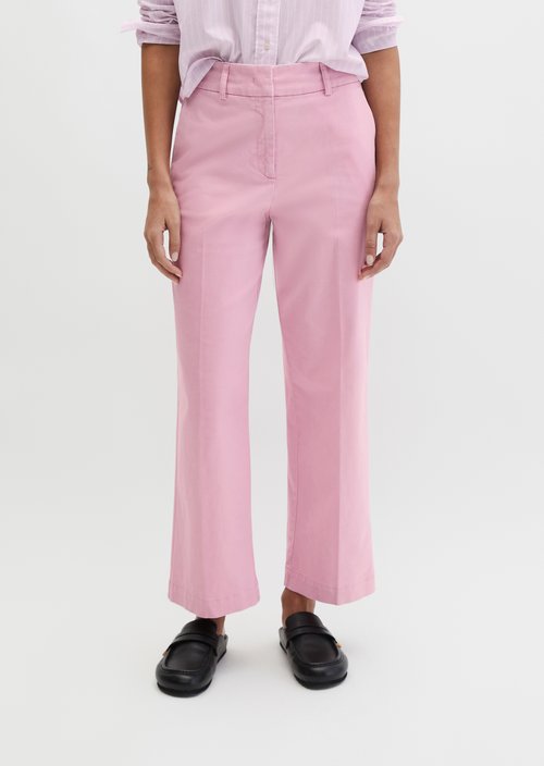 Pants model Mea straight — Medium Pink