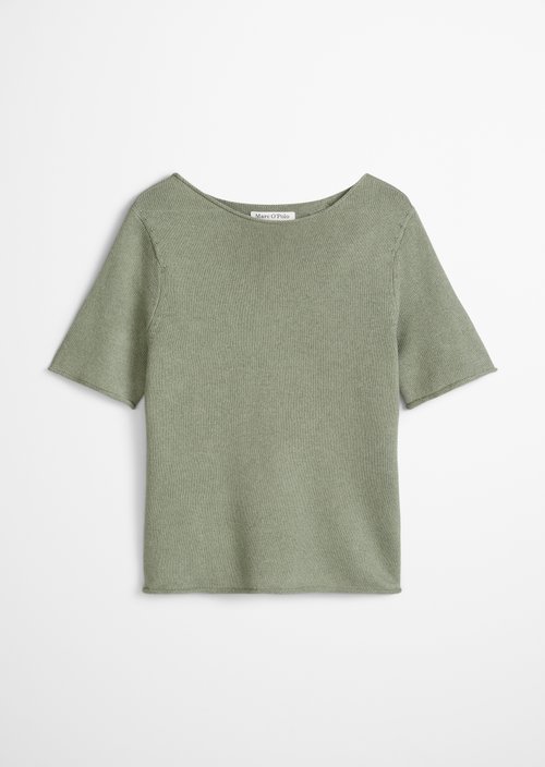 Regular short-sleeved sweater — Fresh Sage