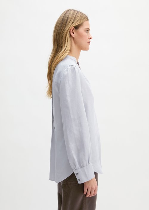 Linen tunic A-shape — Airy Blue