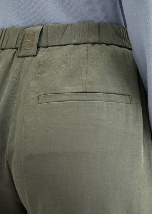 Pantalon modèle Minu barrel Saddle Gray en vue détaillée