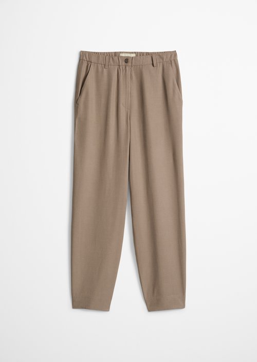 Pants model Minu barrel — Chalky Brown