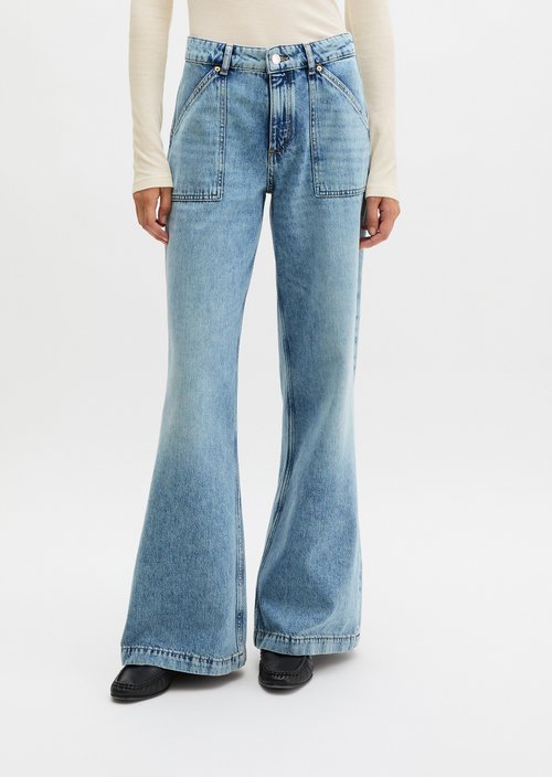 Jeans model Caya flared — Light Blue