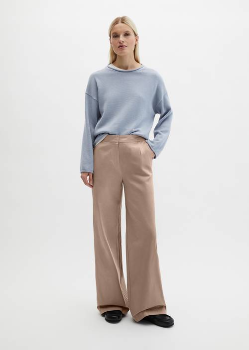 Pantalon droit Chalky Brown en vue de face