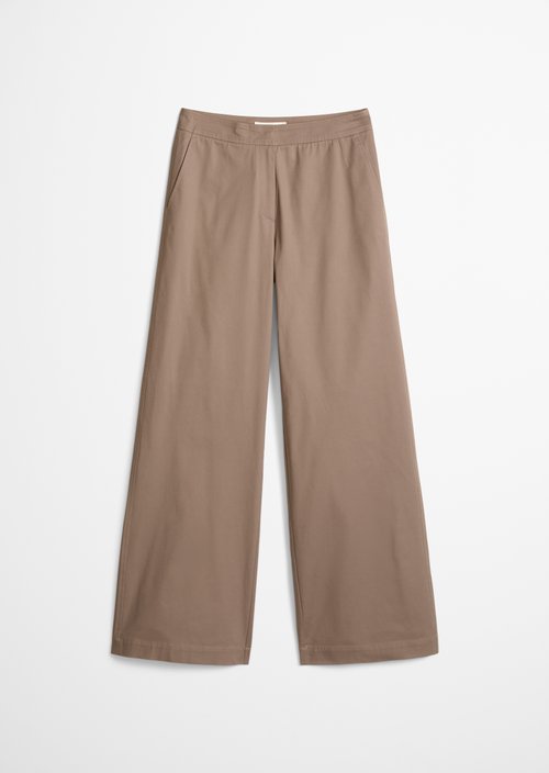 Straight leg pants — Chalky Brown