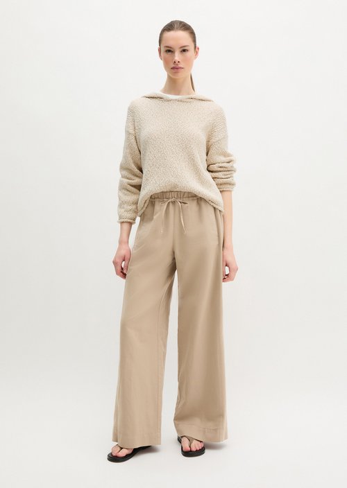 Weite Hose — Earthy Taupe