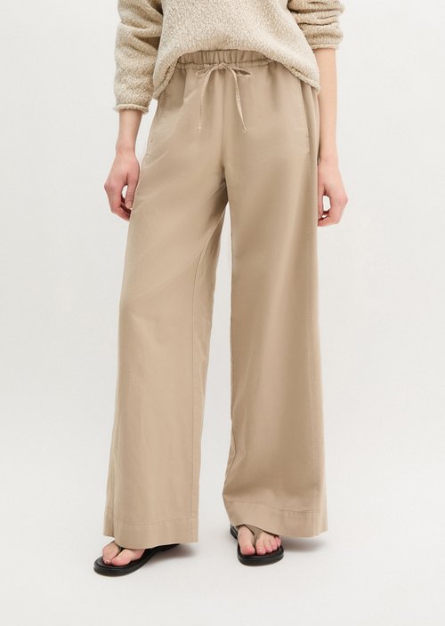 Weite Hose — Earthy Taupe