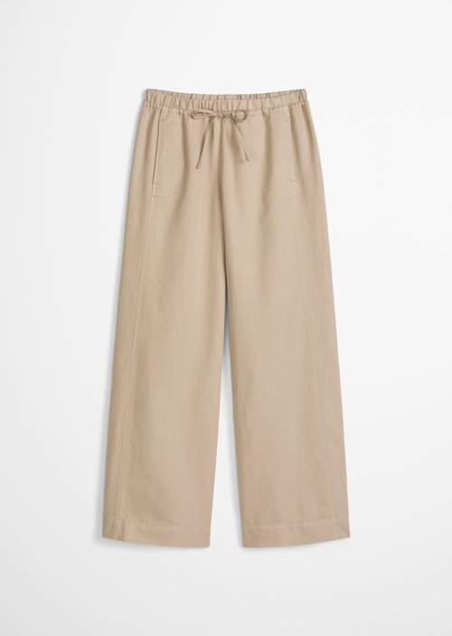 Weite Hose — Earthy Taupe