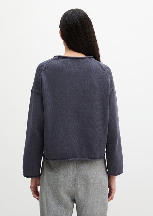 DfC Pullover loose — Blue Graphite