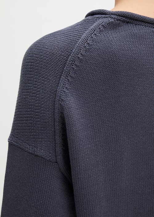 DfC Pullover loose — Blue Graphite