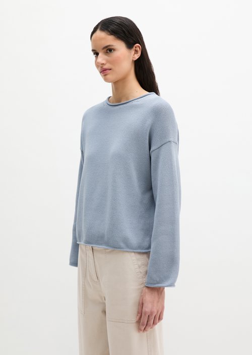 DfC Pullover loose — Grey Horizon