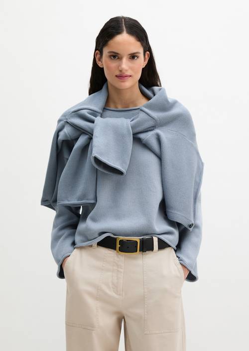 DfC Pullover loose Grey Horizon in Frontalansicht