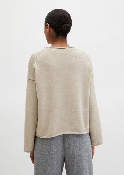 DfC Pullover loose — Linen Beige