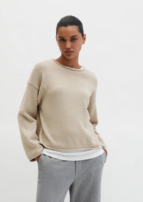 DfC Pullover loose — Linen Beige