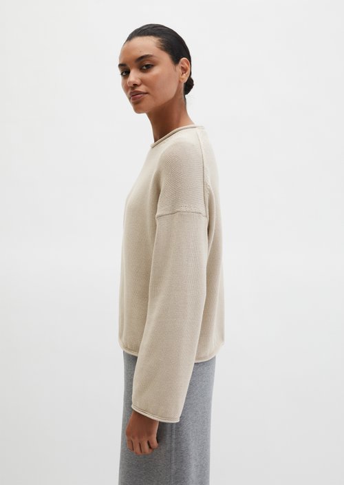 DfC Pullover loose — Linen Beige
