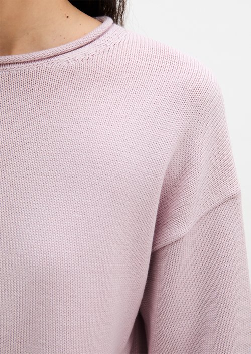 DfC Pullover loose — Dried Rose