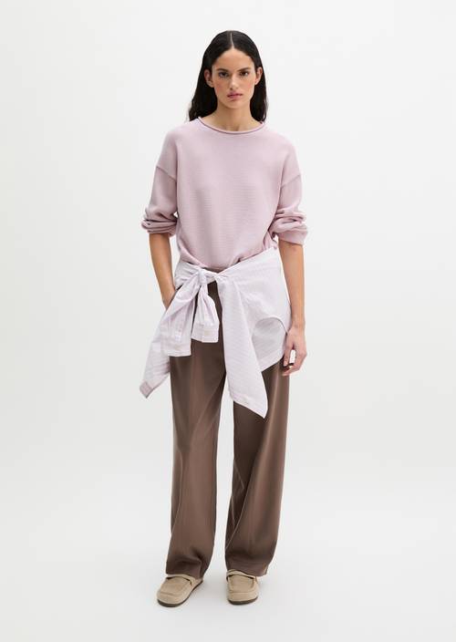 DfC Pullover loose Dried Rose in Frontalansicht