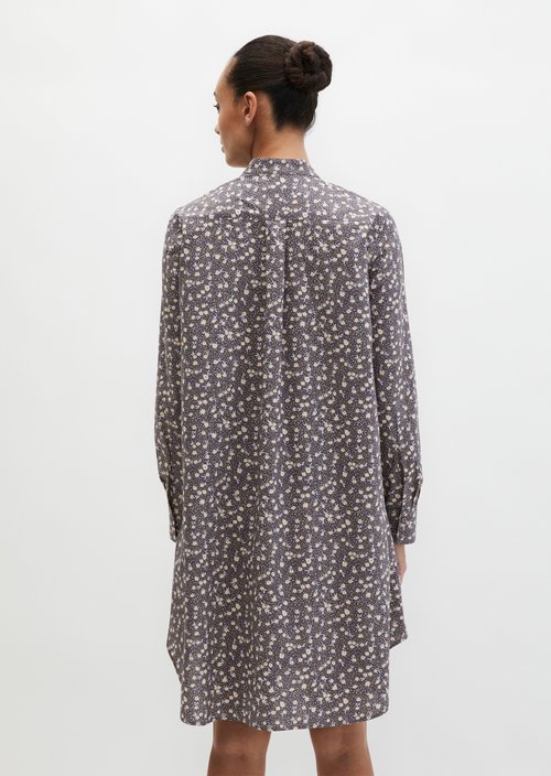 Relaxed shirt dress — Medium Grey
