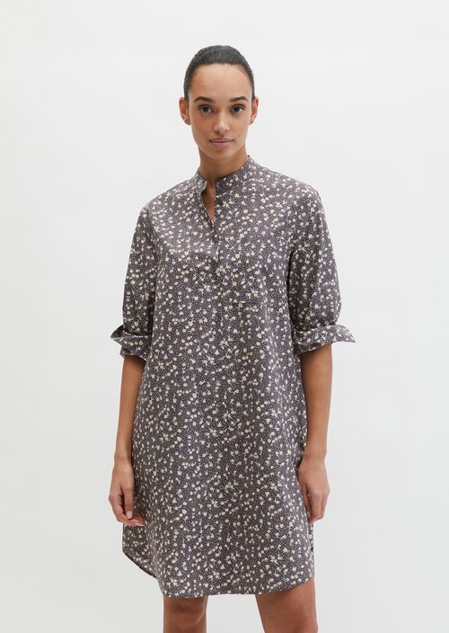 Relaxed shirt dress — Medium Grey